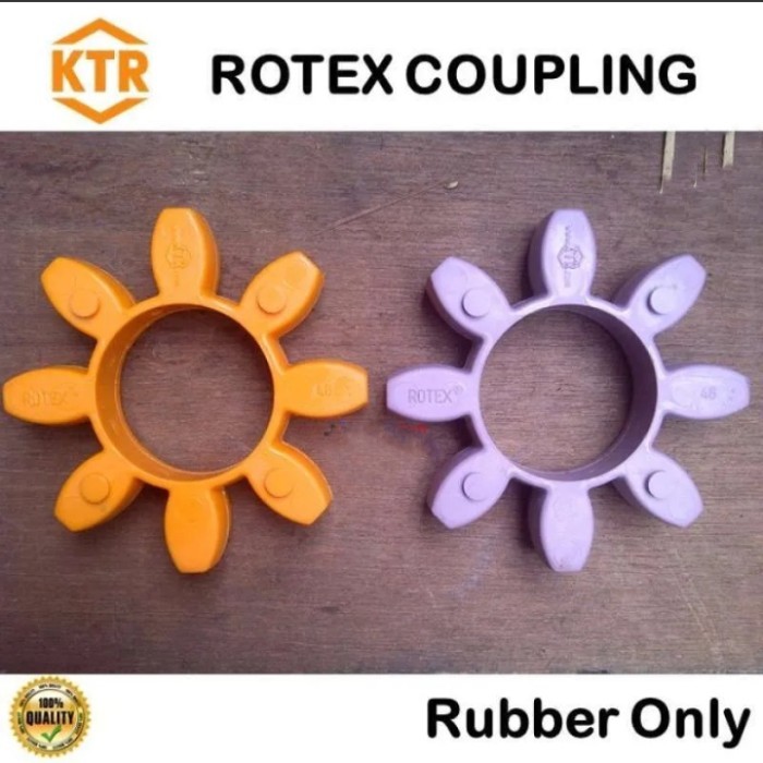 TERBARU RUBBER COUPLING ROTEX KTR GR 24--38-42-48-55-65-75 KARET ROTEX KTR