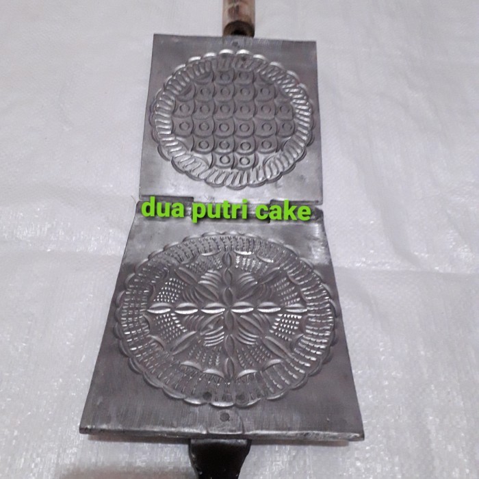 Cetakan Kue Semprong Super Tebal Dari Alumunium Cor
