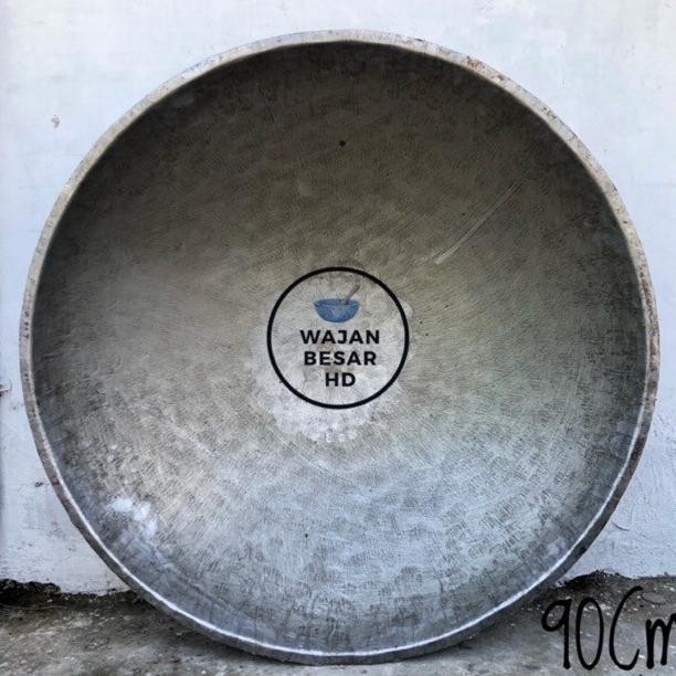 ready kuali wajan penggorengan besar plat besi 90 cm