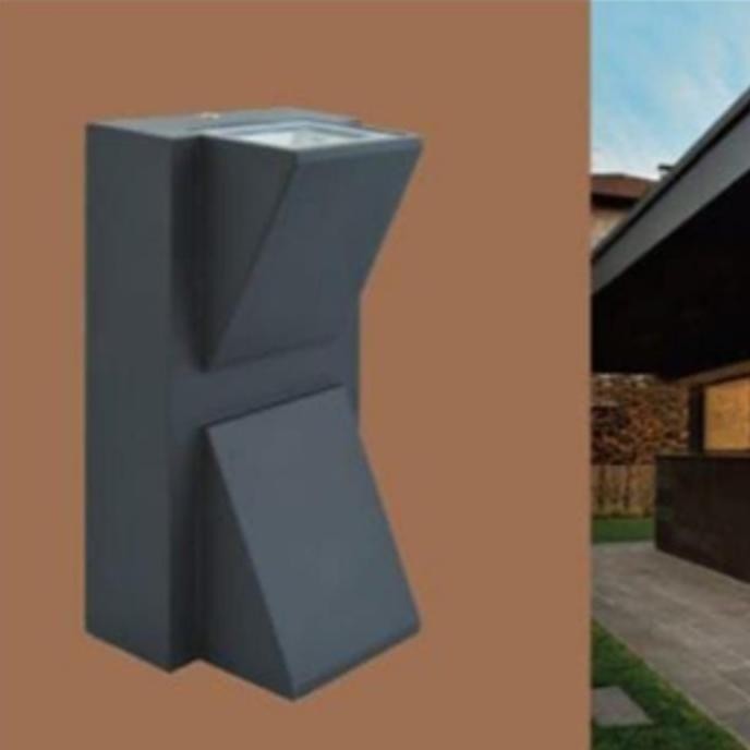 LAMPU DINDING OUTDOOR LED 2 ARAH MINIMALIS LAMPU TAMAN 2 ARAH