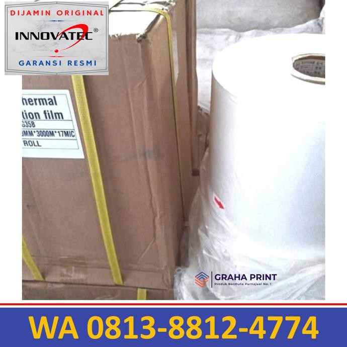 

Promo Plastik Bahan Laminasi Panas Thermal Laminating Roll Jumbo Besar Doff COD