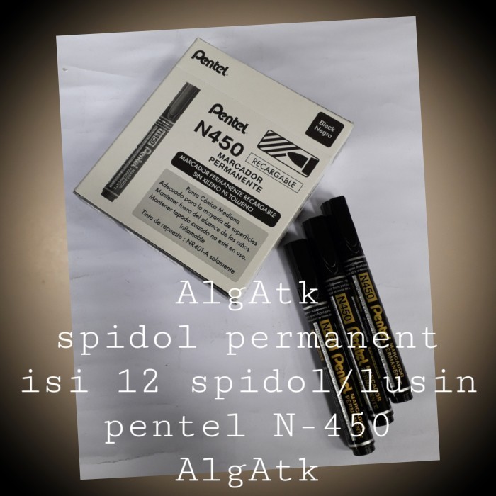 

Spidol Permanent Pentel N450.