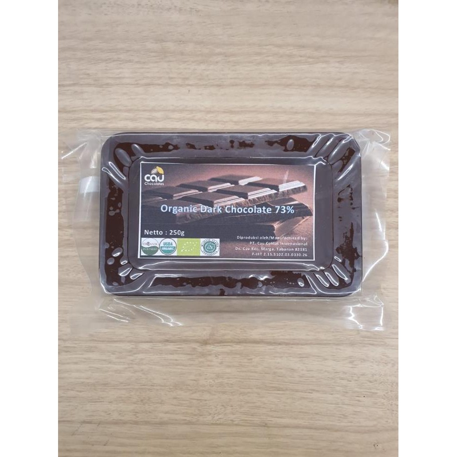 

BIG SALE CAU CHOCOLATES - ORGANIC DARK CHOCOLATE COUVERTURE 250 GR (DCC 250 GR) !!!!!