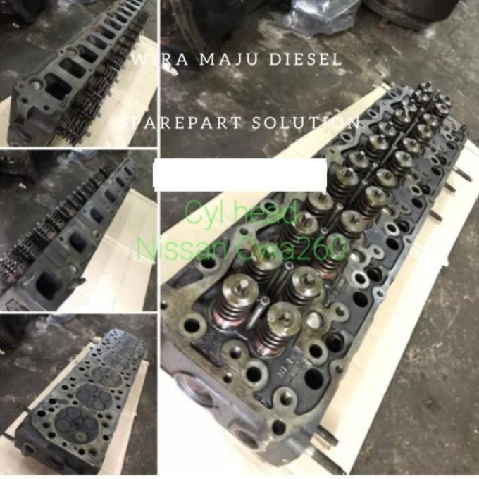 Cylinder Head Komplit Kop Deksel Kepala Silinder Nissan Cwa 260 Euro Terlaris