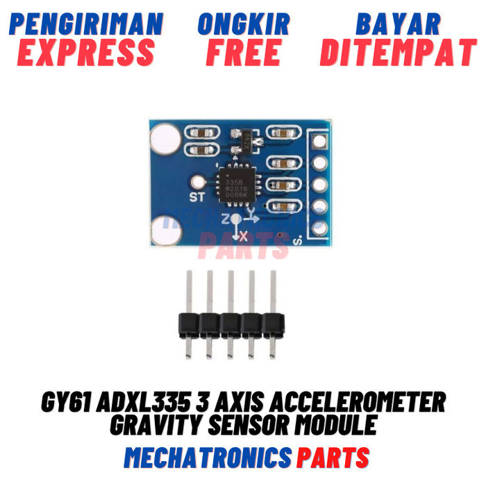 GY61 ADXL335 3 Axis Accelerometer Gravity Sensor Module GY-61 Angle Tilt