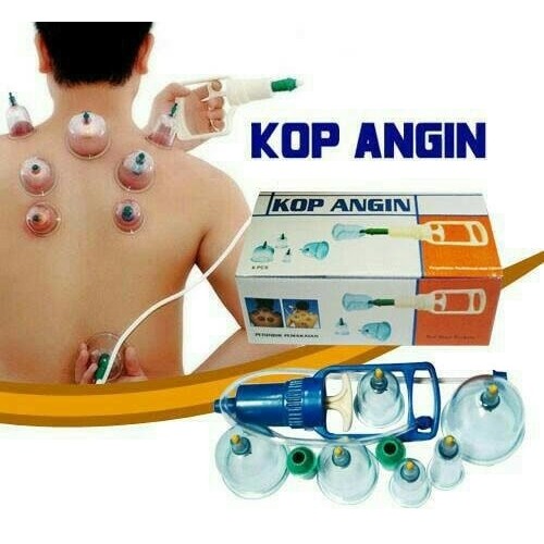 Kop angin alat bekam 6 in 1 set Alat Kop Masuk Angin