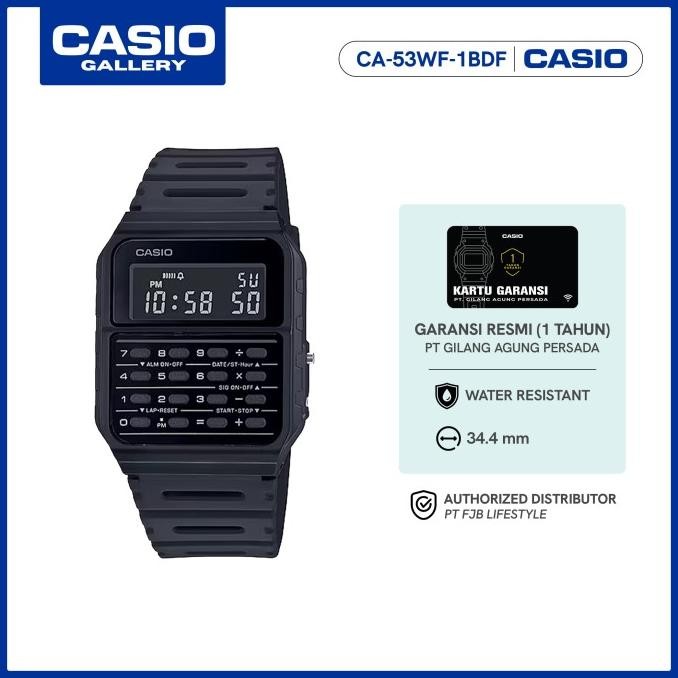 

Casio Jam Tangan Pria CA-53WF-1BDF Kalkulator