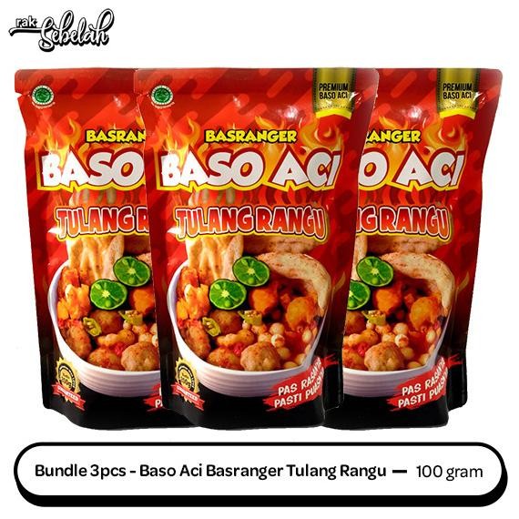 

NEW PRODUK BUNDLE 3PCS - BASO ACI TULANG RANGU BASRANGER 200GR MAKANAN INSTAN !!!!!