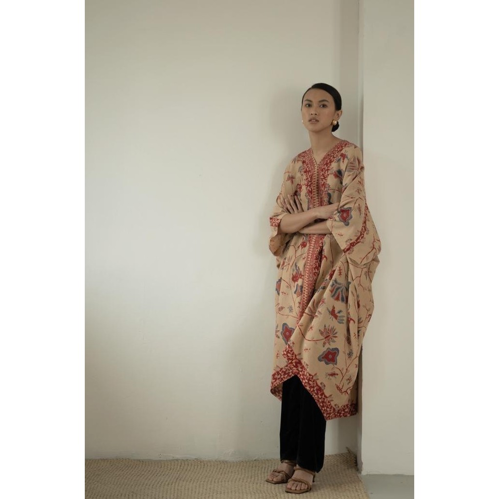 AMIRA DRESS BATIK 03/KAFTAN MODERN/KALONG/GAMIS/HIJAB/LOWO KAFTAN GAMIS LEBARAN 2025 MAXI MIDI DRESS