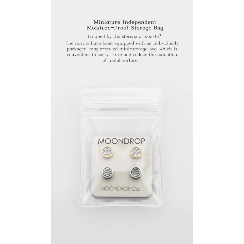 MOONDROP NOZZLE REPLACEMENT for KATO Stainless Steel & Brass Berkualitas