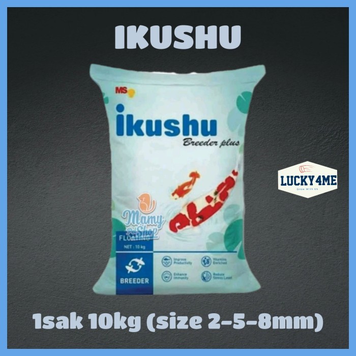 IKUSHU pellet pakan ikan koi 10kg