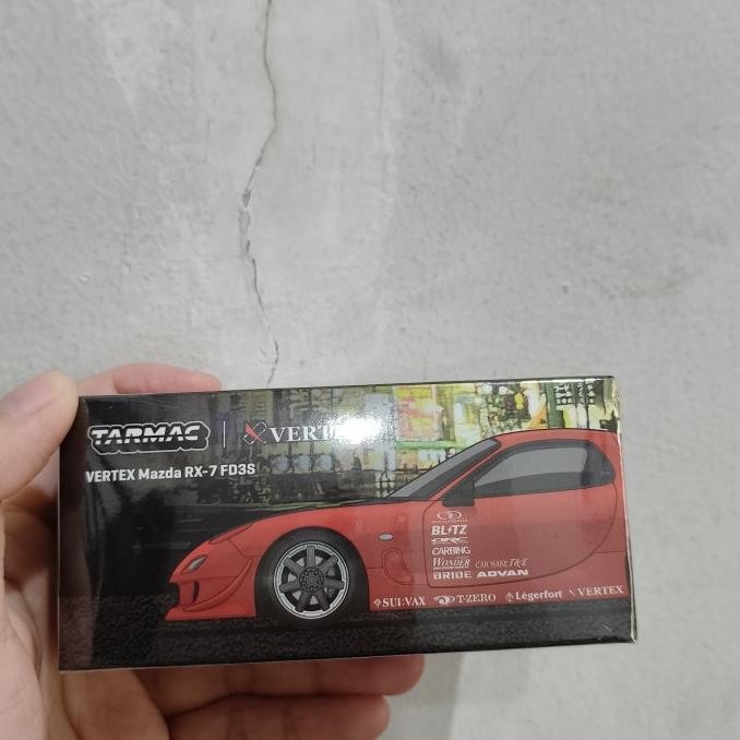 Tarmac vertex mazda rx7 fd3s red