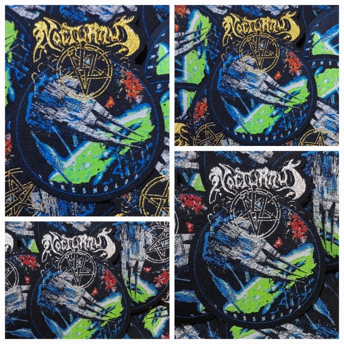 TERBARU Glued Woven Shaped Patch Nocturnus - Threshold