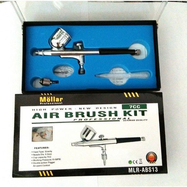 >*>*>*>*] air brush kit pen brush Mollar airbrush double action trigger air paint control nozzle