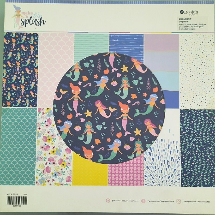 

Set Kertas Scrapbook 12"x12" Designer Papers by Rosie's Studio
