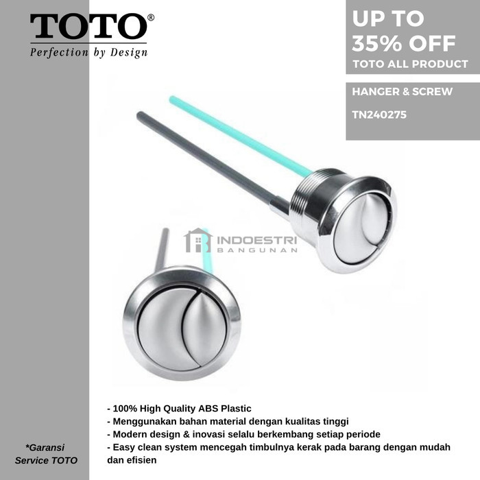 TOMBOL CLOSET TOTO TN240275 (DUAL FLUSH & ORIGINAL TOTO) KODE 1042