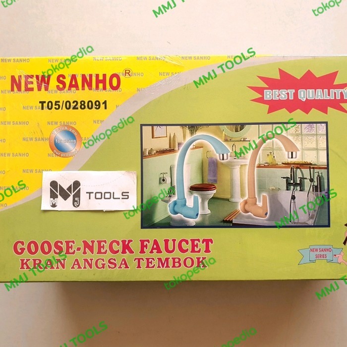 KERAN ANGSA PVC NEW SANHO- SANHO KRAN CUCI PIRING PVC - KRAN PVC ANGSA KODE 483