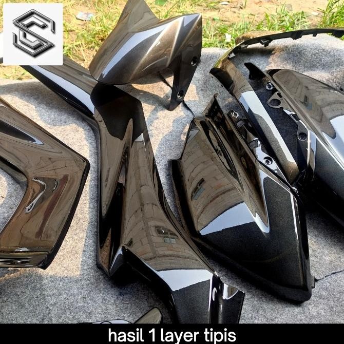 Cat Pu Effect Black Chrome Berkwalitas Termurah 250Ml Original