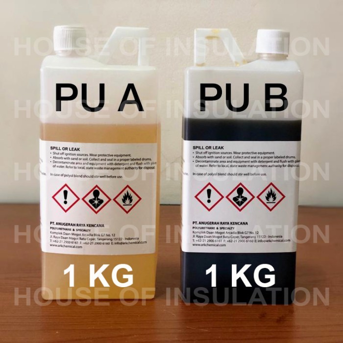 Polyurethane Foam, Pu A Pu B (1 Kg Pu 1 Kg Pu B)