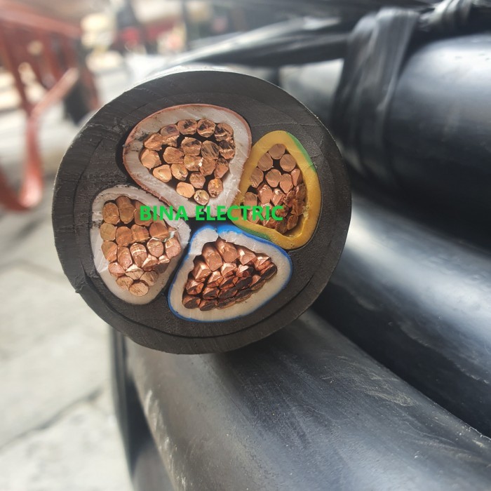 Kabel Listrik Nyy 4X95 4 X 95 4X95Mm 4 X 95 Mm 4 Besar Meteran / Ecer