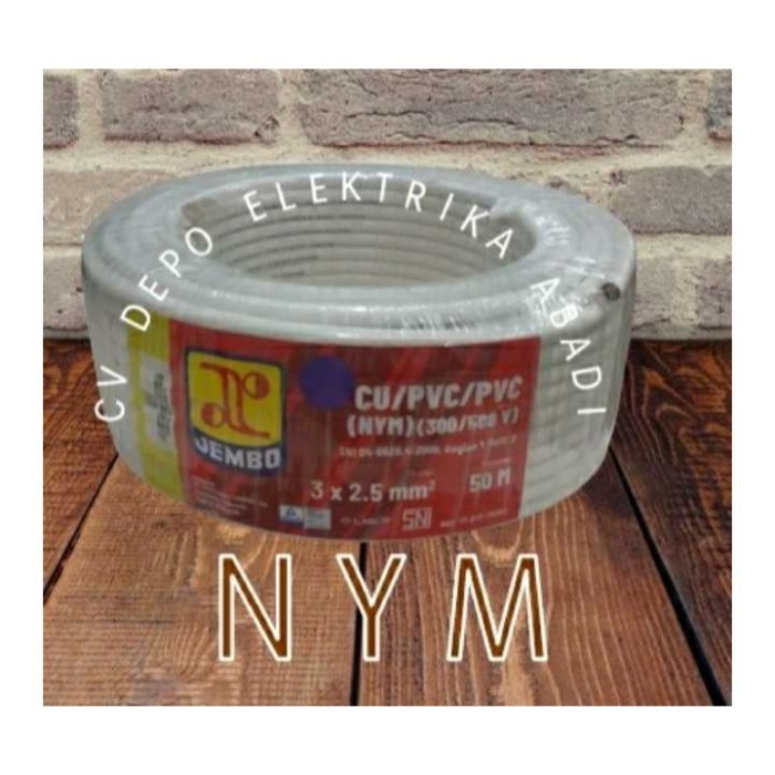 Kabel Nym 3X2.5 Mm, 50 Meter, Jembo