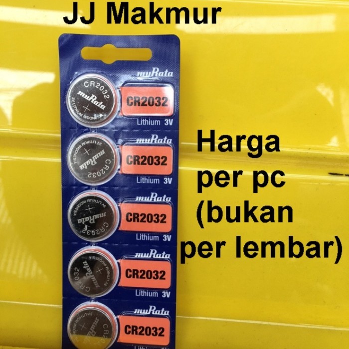 SALE BATTERY MURATA CR2032 LITHIUM 3V BATERAI BATERE CR-2032 SONY KODE 682