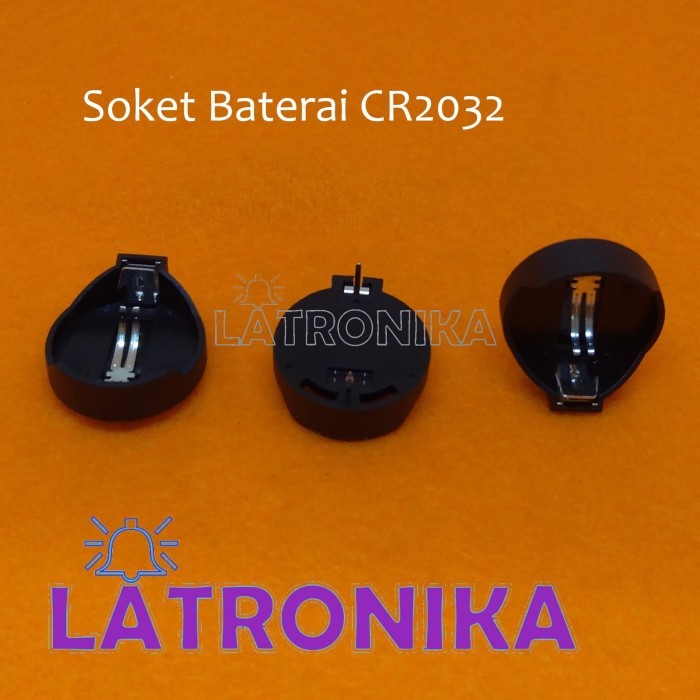 TERBAIK SOKET BATERAI CR2032 BATTERY HOLDER CR2025 BOX TEMPAT BATERE KOIN RTC KODE 529