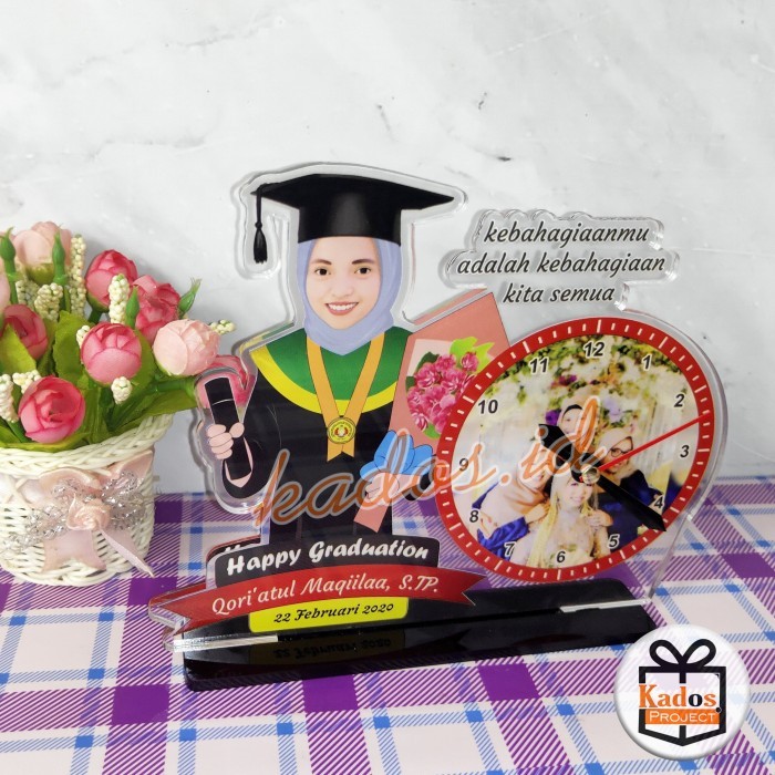 PROMO Plakat Akrilik Karikatur + Jam