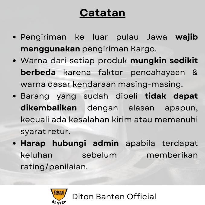 Diton Banten - Cat Semprot Diton Dashboard Coating (8 Warna) 400 Cc Original
