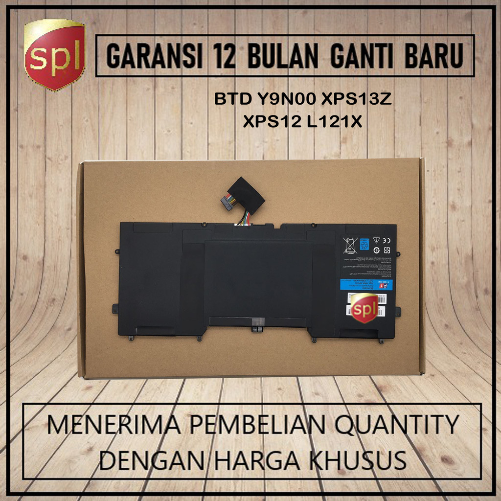 Baterai Laptop DEL xps13z xps12 L121x y9n00
