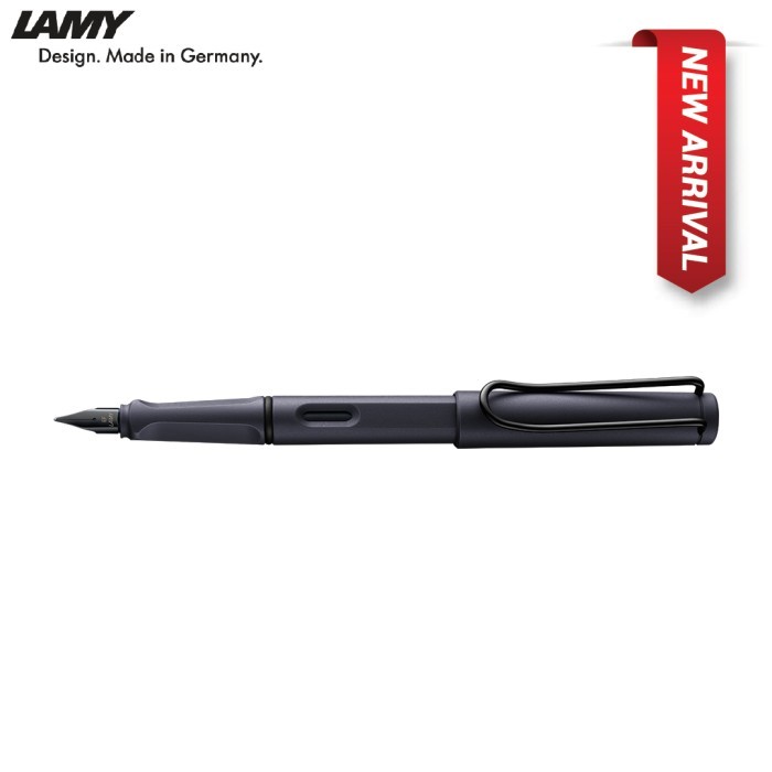 

PRODUK TERBATAS LAMY SAFARI FOUNTAIN PEN - STEEL BLACK EF KODE 884