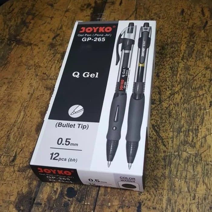 

HEMAT BALLPEN / PEN / PULLPEN Q GEL JOYKO GP 265 0.5 MM KODE 856