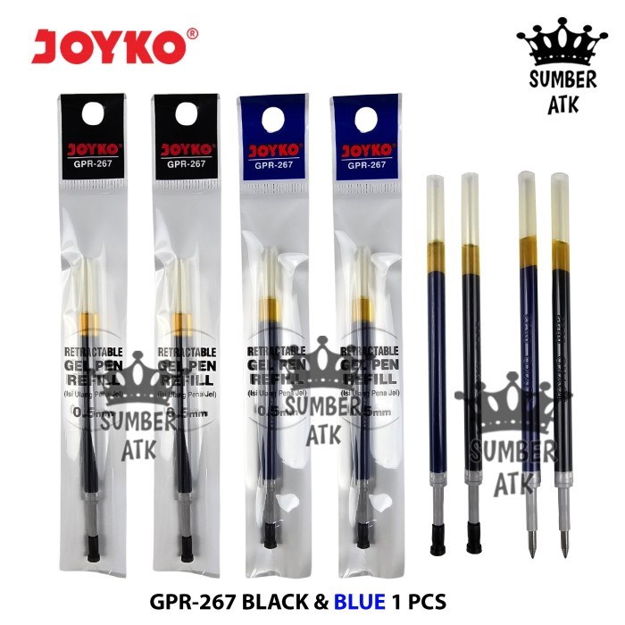 

BIG SALE GEL PEN REFILL ISI ULANG PEN ISI PULPEN JOYKO GPR-267 0.5 MM KODE 418