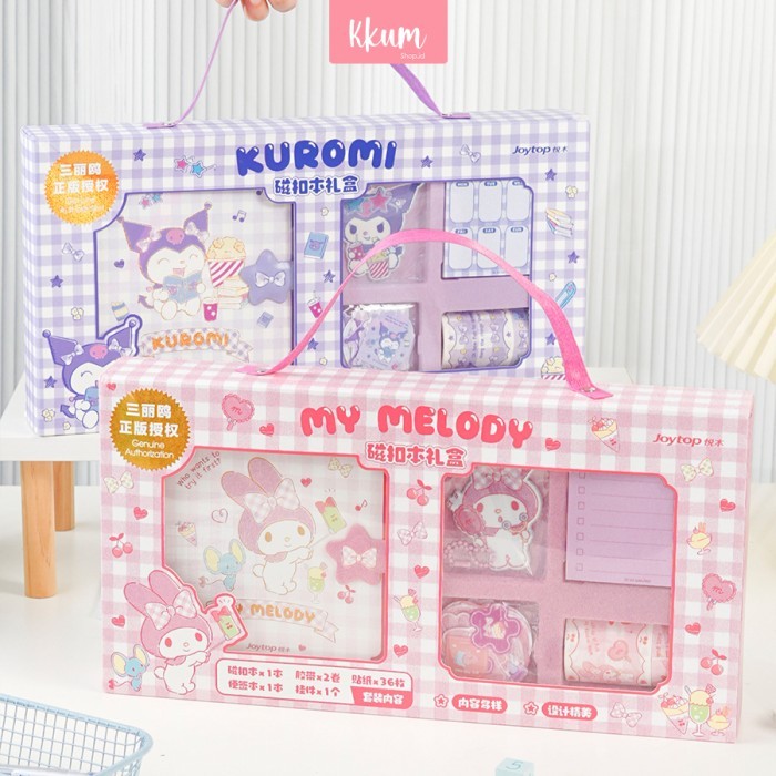 

5 in 1 Stationery Set Sanrio Journal High Quality Kotak Hadiah