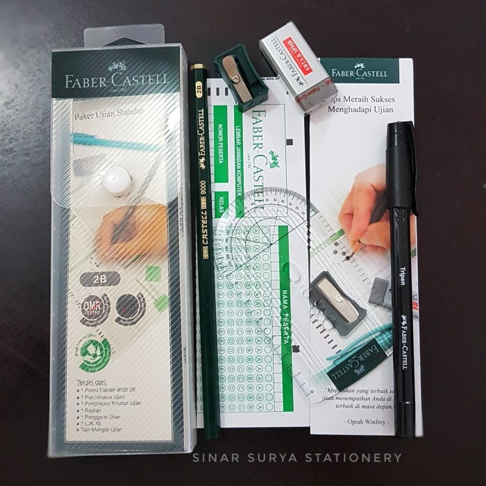 

TERBARU! PAKET UJIAN STANDARD FABER CASTELL / SET