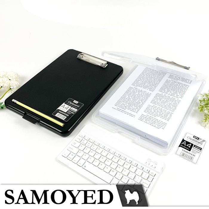 

BERKUALITAS PAPANKLIP / JALAN / UJIAN / CLIPBOARD STORAGE A4 SAMOYED CLBD-SR4 KODE 141