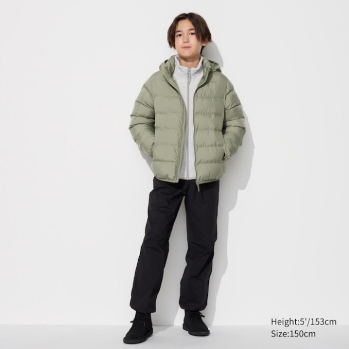 Jaket Parka Saku Nilon Anak Kids Lengan Panjang Anak Uniqlo Ori