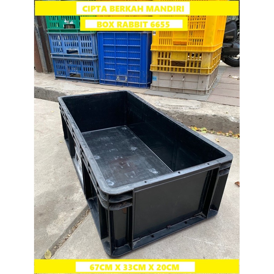 OBRAL BAK PLASTIK KONTAINER 6655/BOX PLASTIK TIPE 6655/BAK PLASTIK KONTENER INDUS KODE 357