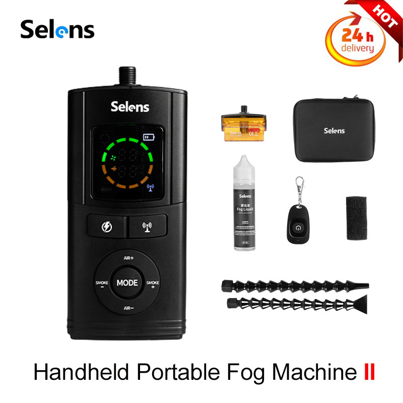 TOPZI II Selens Handheld Portable Fog Machine Indoor Portable Smoke Machine For Photography Outdoor 
