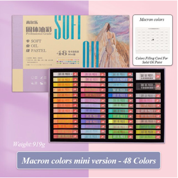 

KUELOX Soft Oil Pastel Pro Mini 48