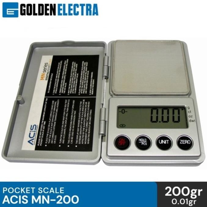 |Premium| Timbangan Digital Mini Emas Batu akik, ACIS / MN-200 Pocket Scale