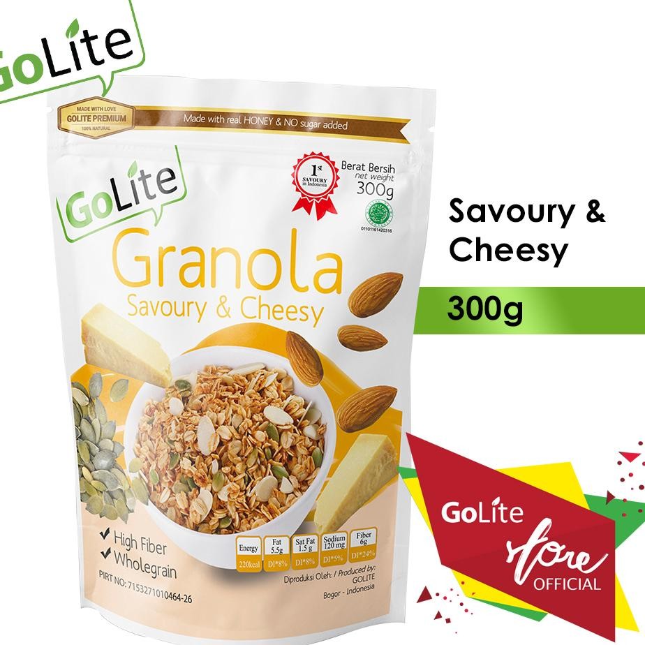 

Granola Golite Avory Cheey Toated Mueli 300G