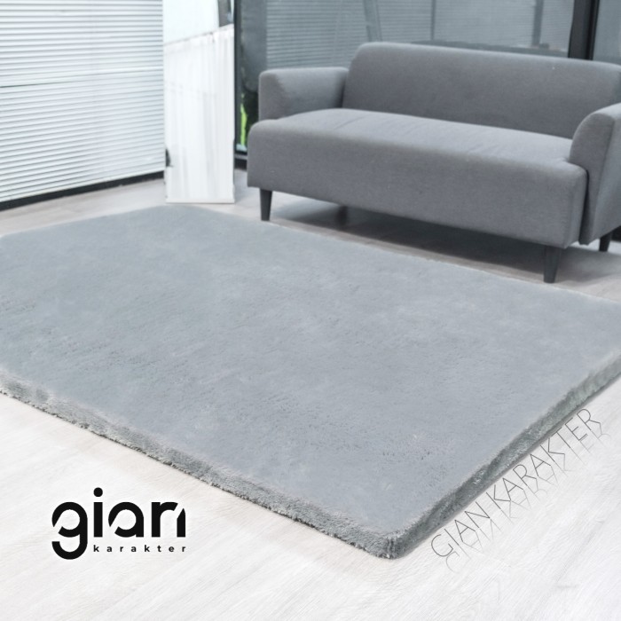 Karpet Bulu Rasfur/Busa/Surpet Polos 200X150Cm - Gian Karakter Terlaris