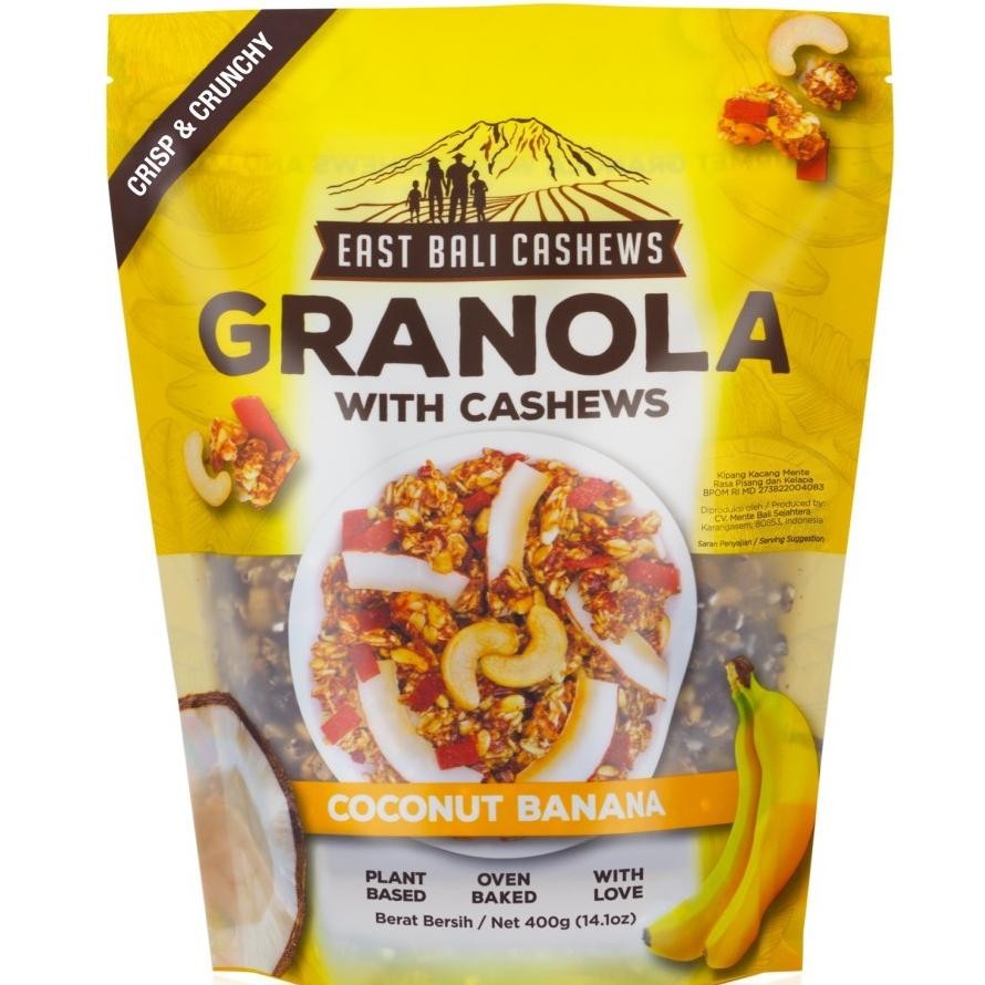 

Eat Bali Cahew Granola Coconut Banana 400Gr