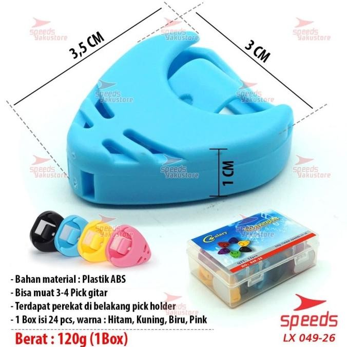 Diskon Alat Musik Pick Gitar Pick Holder Speeds Tempat Pick Gitar/Bass 049-26