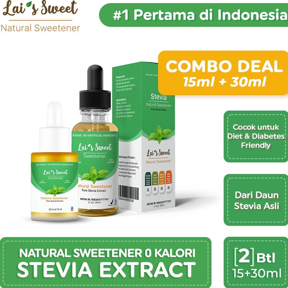 

Lai Weet Tevia 30Ml 15Ml Halal Bpom