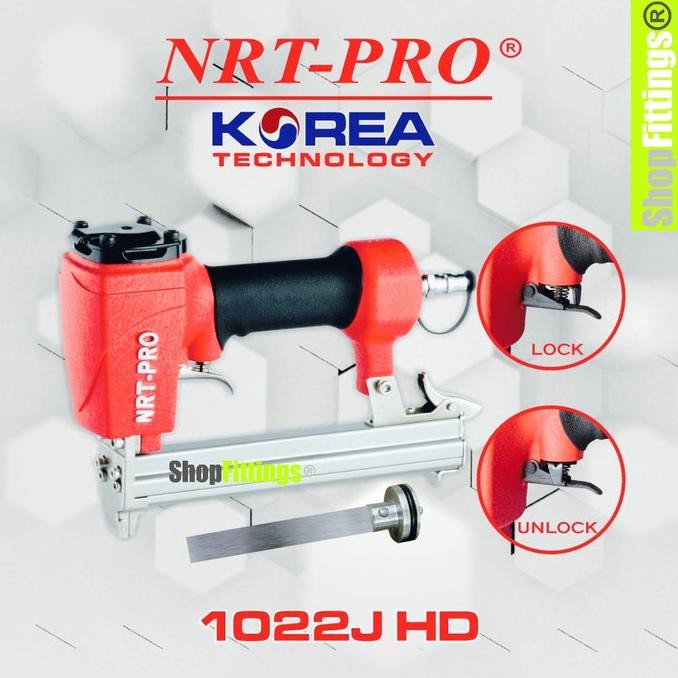 

Promo 1022 J Mesin Paku Tembak Angin 1022J Model U Staples Air Nailer Gun COD