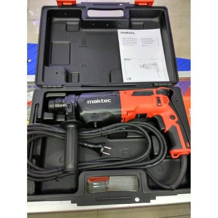 mesin bor beton 26mm hammer drill MT871 maktec MT 871