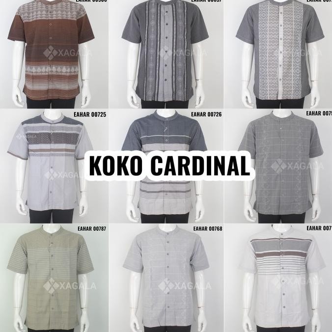 CARDINAL KEMEJA KOKO PRIA KEMKO BAJU KOKO PRIA LENGAN PENDEK TP1 Best Seller