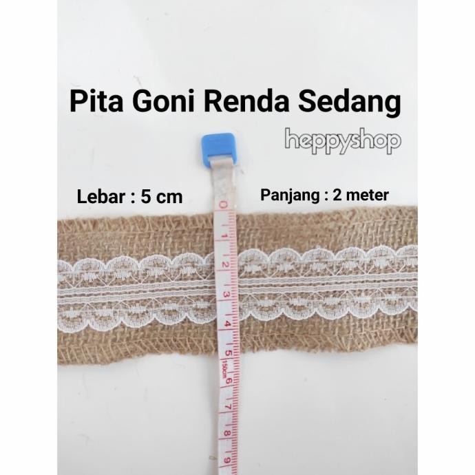 

!!!!!!] Pita Goni Renda Sedang, Pita Burlap